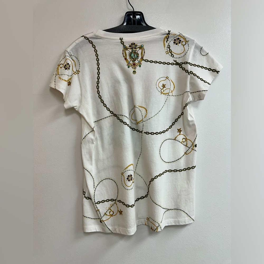 Camilla Organic Cotton Slim Fit Tee in Amalfi Lullaby - Picture 4 of 6